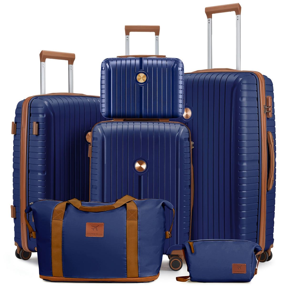 Valise de voyage, Noir avec un sac fourre-tout pour loisirs et quotidien – vue détaillée 14