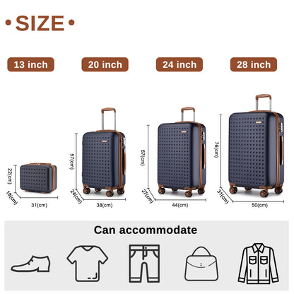 Valise de voyage, Noir et brun pour quotidien – vue détaillée 4