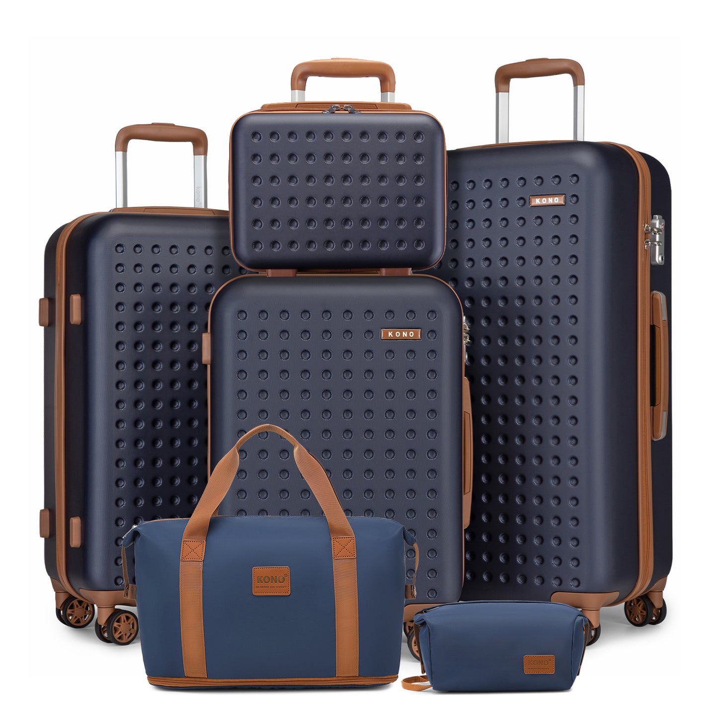 Valise de voyage, Noir et brun pour quotidien – vue détaillée 30