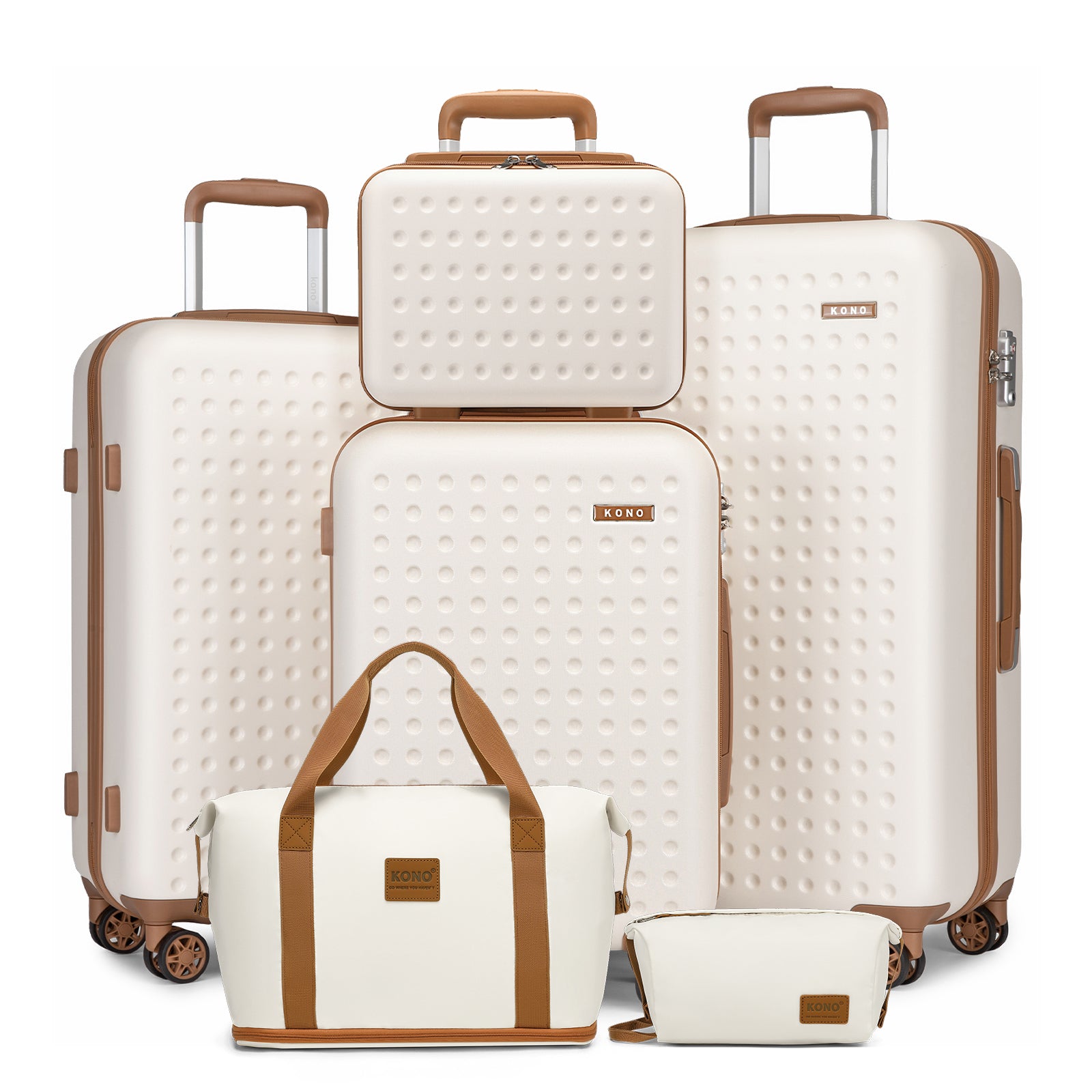 Valise de voyage, Noir et brun pour quotidien – vue détaillée 31