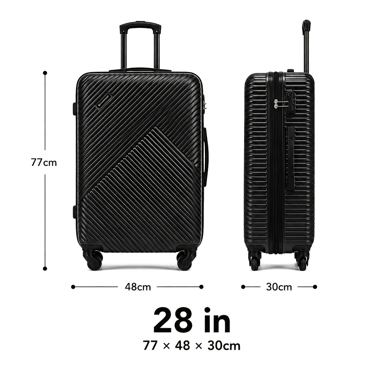 Valise de voyage, Noir pour loisirs et camping – vue détaillée 21