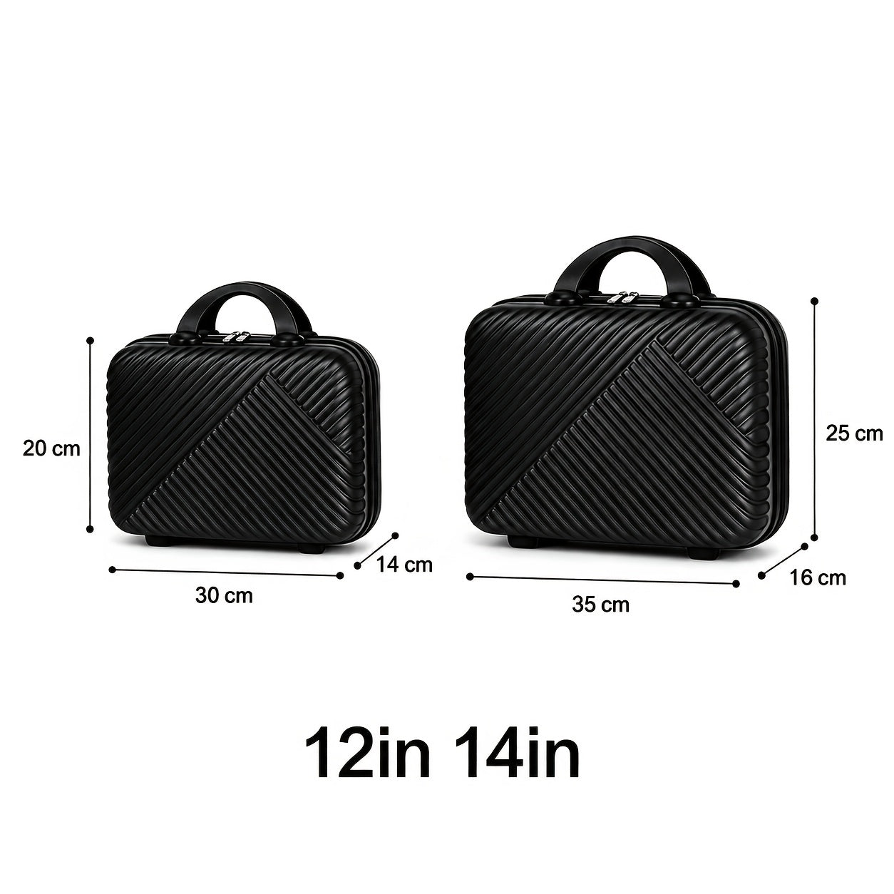 Valise de voyage, Noir pour loisirs et camping – vue détaillée 24