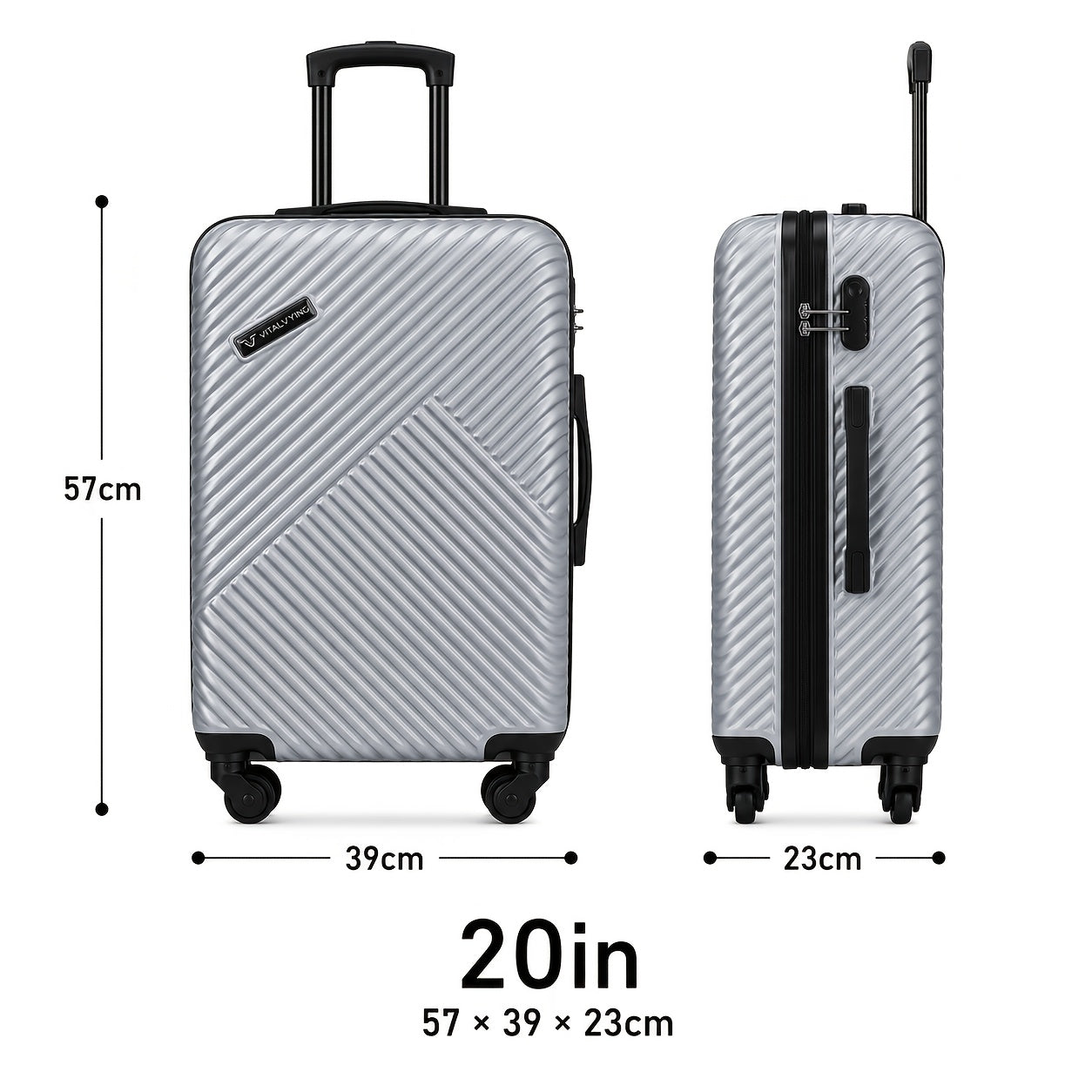 Valise de voyage, Noir pour loisirs et camping – vue détaillée 25