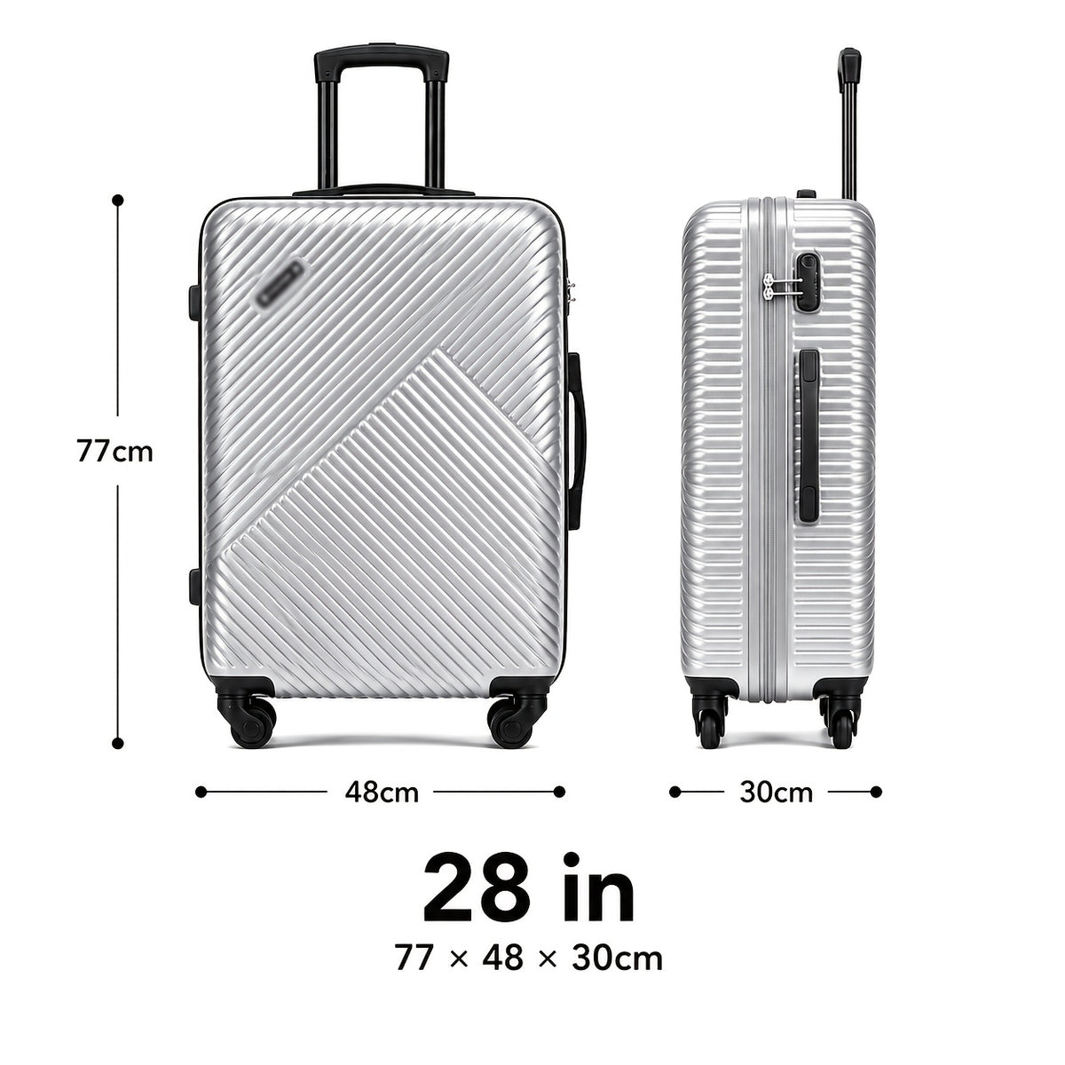 Valise de voyage, Noir pour loisirs et camping – vue détaillée 27