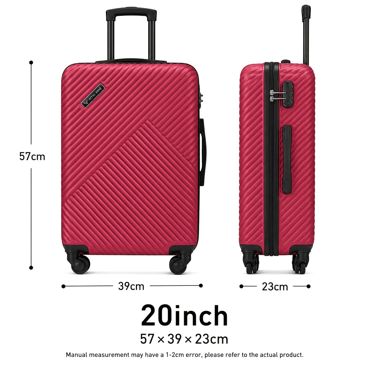 Valise de voyage, Noir pour loisirs et camping – vue détaillée 37