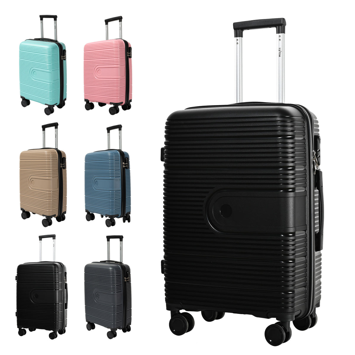 Valise, Gris foncé pour camping – vue détaillée 12