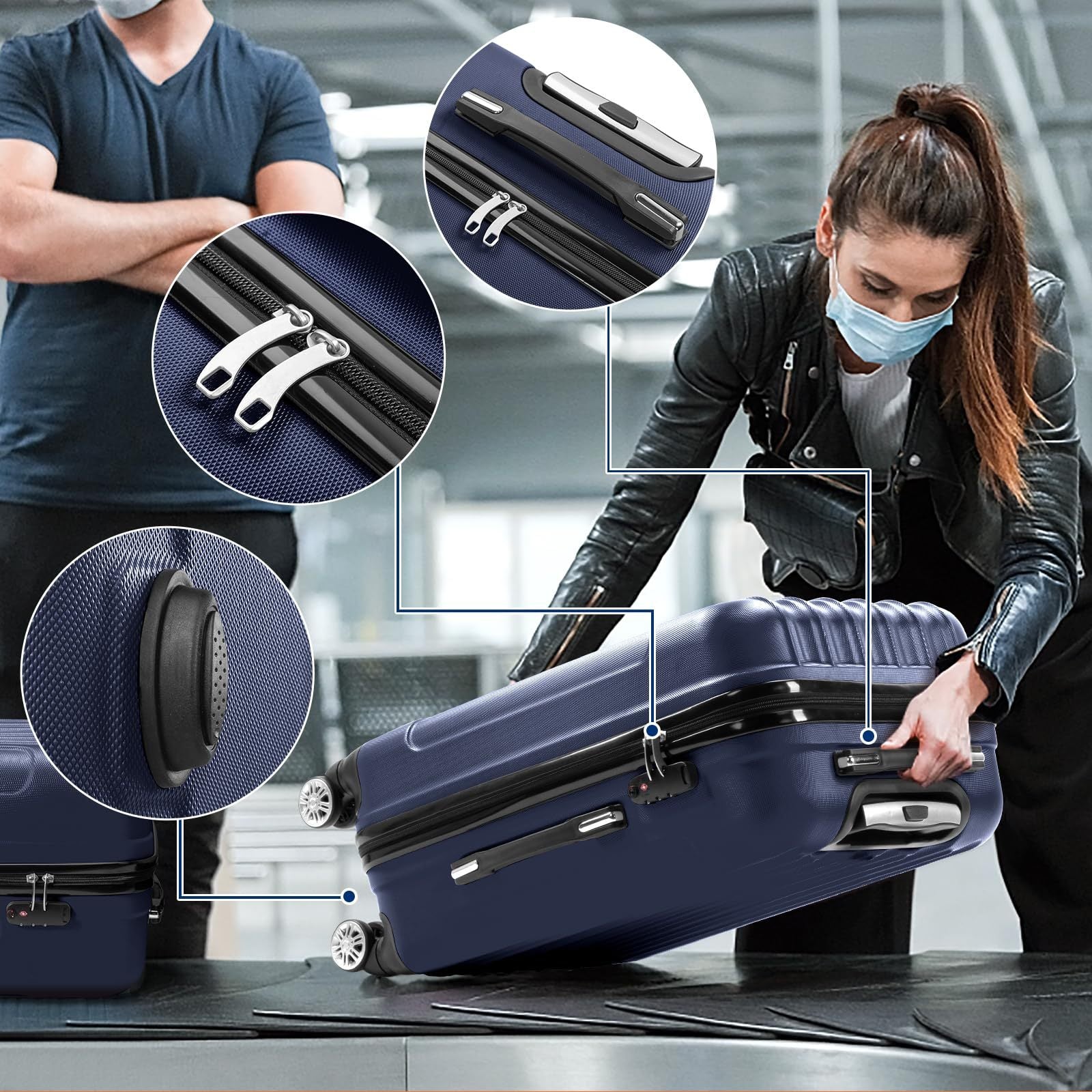 Valise, Gris pour voyage – vue détaillée 7