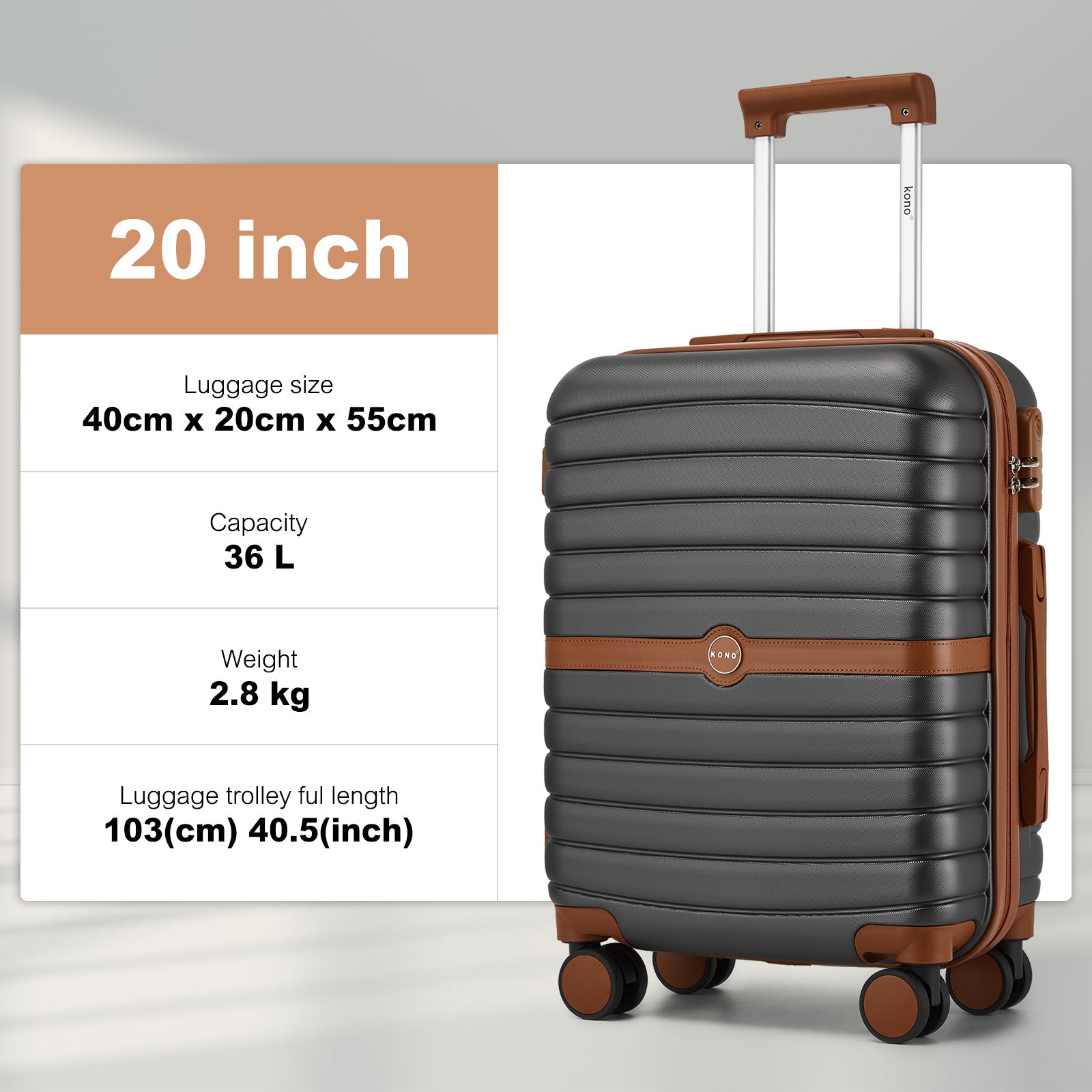 Valise, Jaune pour maison et quotidien – vue détaillée 9