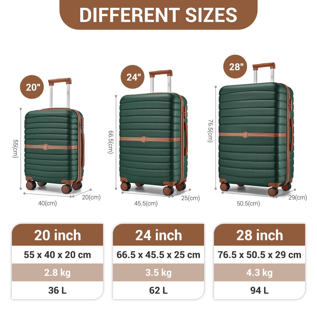 Valise, Jaune pour maison et quotidien – vue détaillée 50