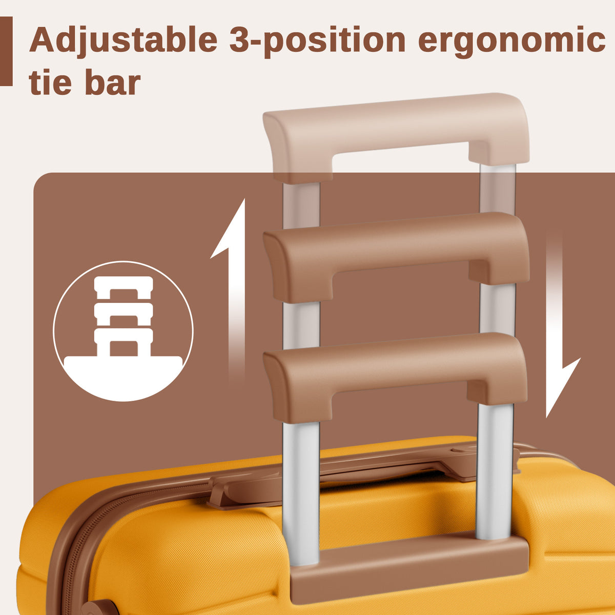 Valise, Jaune pour maison et quotidien – vue détaillée 59