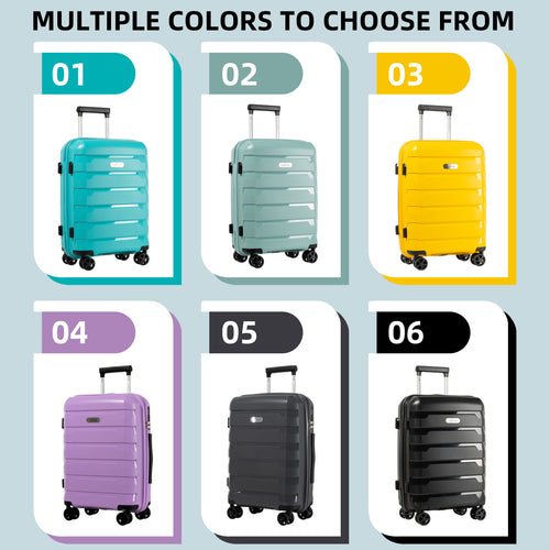 Valise, Jaune pour un Roulement Léger et quotidien – vue principale