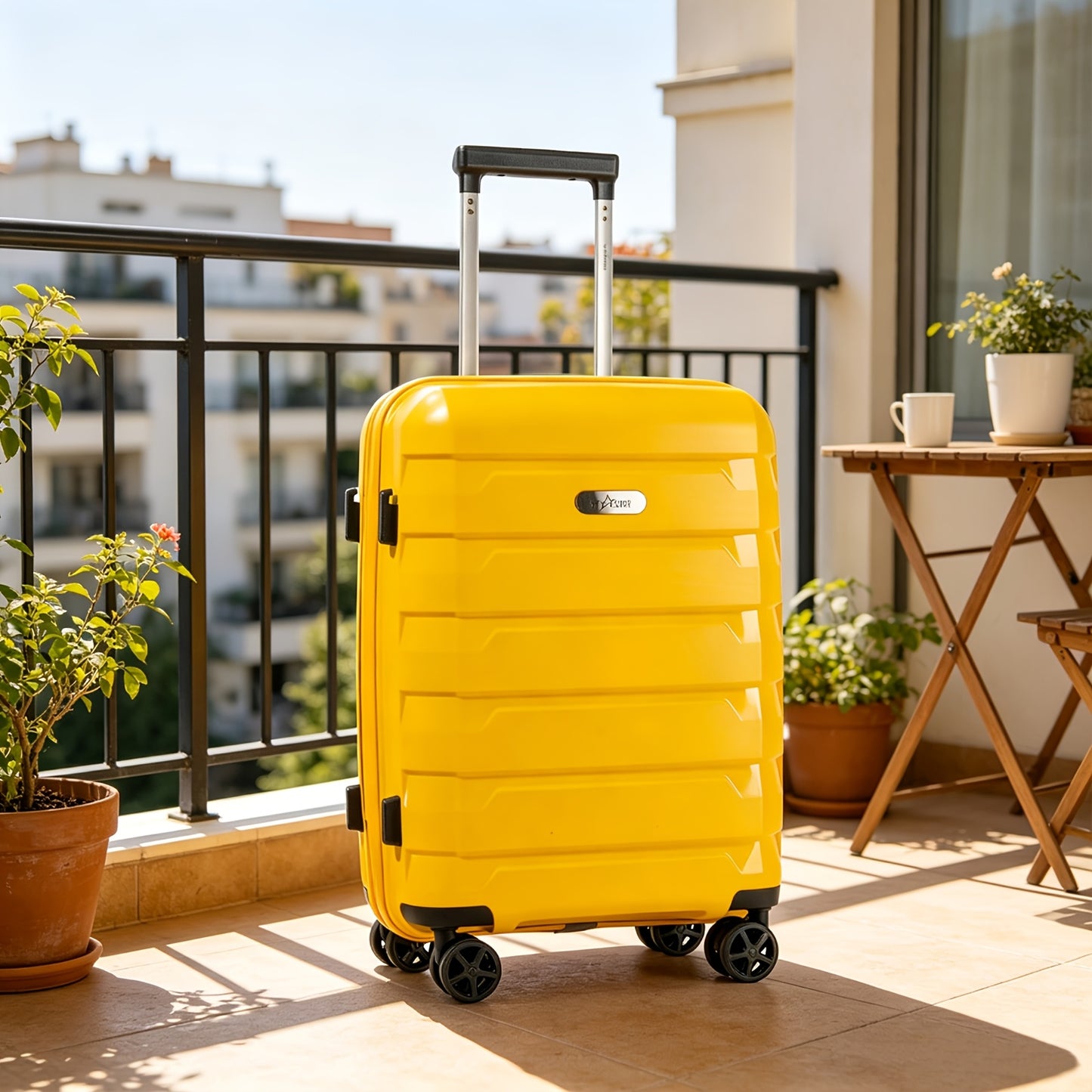 Valise, Jaune pour un Roulement Léger et quotidien – vue détaillée 17