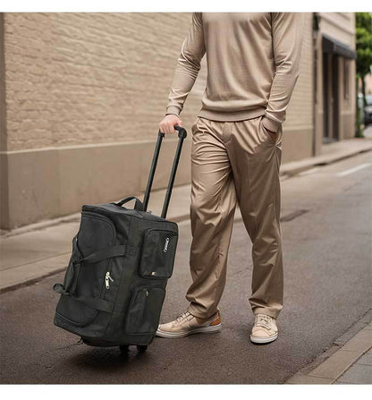 Valise, Noir pour camping et voyage – vue détaillée 16