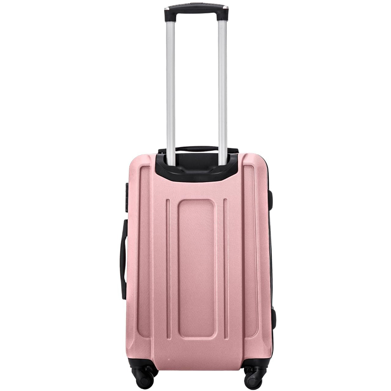 Valise, Or rose avec des détails noirs élégants pour quotidien – vue détaillée 3