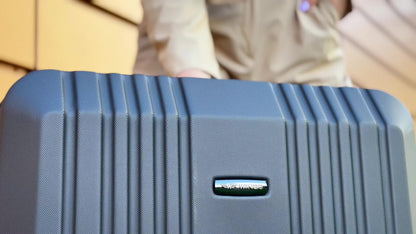 Valise, Or rose avec des détails noirs élégants pour quotidien – vue détaillée 8