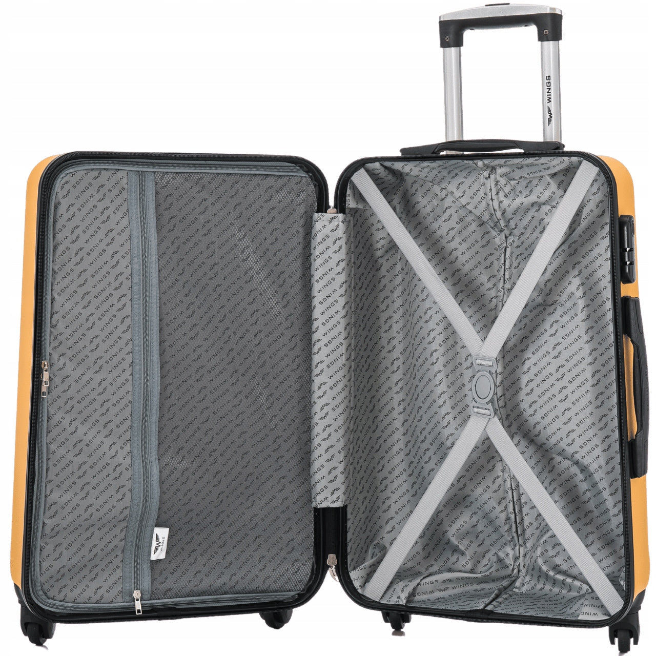 Valise, Or rose avec des détails noirs élégants pour quotidien – vue détaillée 11