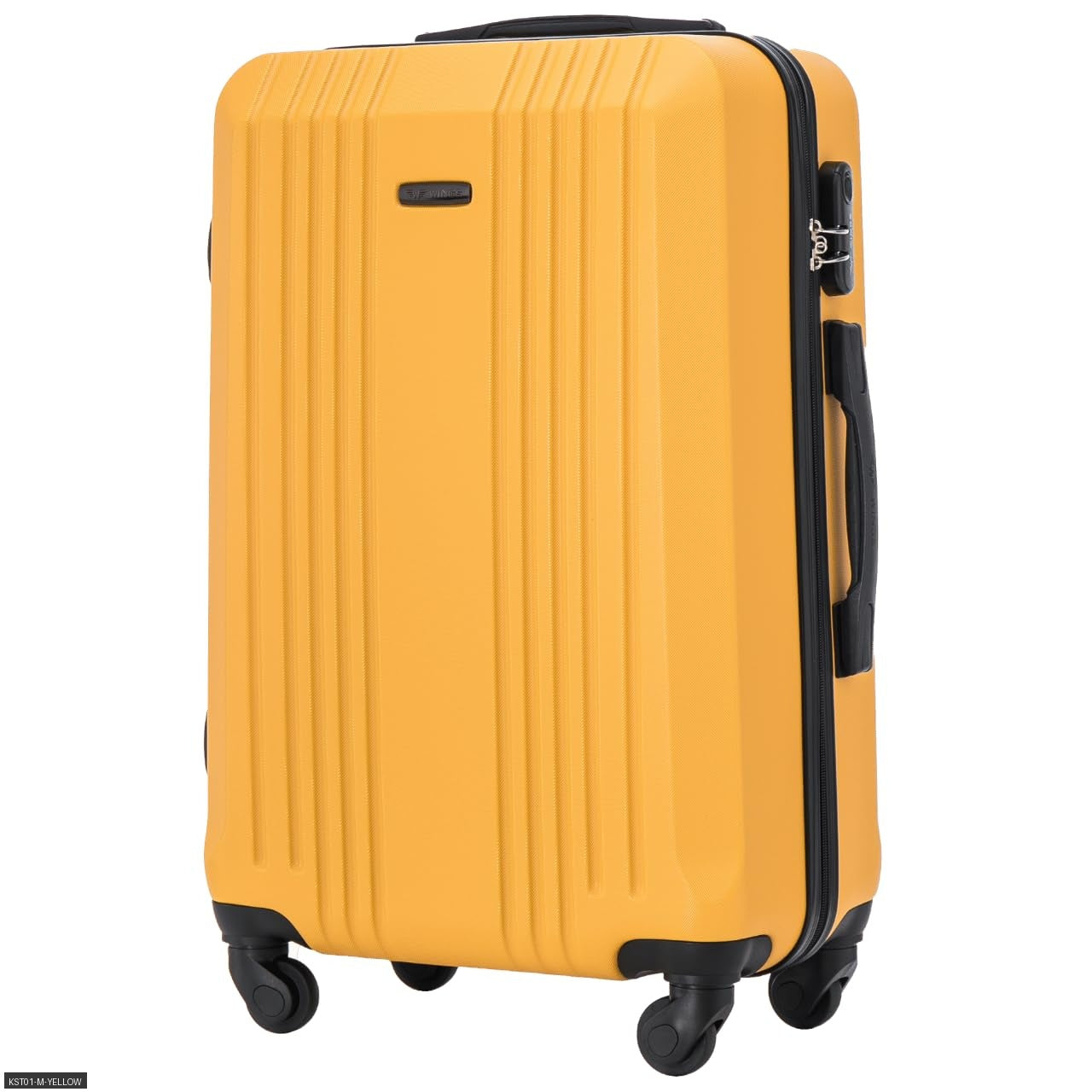Valise, Or rose avec des détails noirs élégants pour quotidien – vue détaillée 22