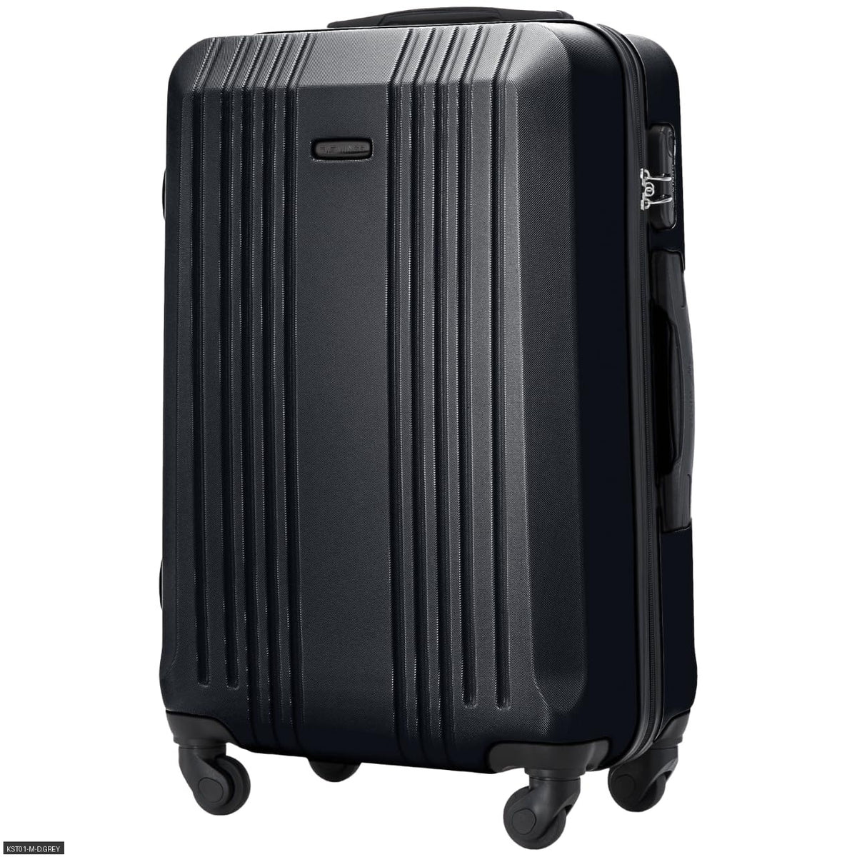 Valise, Or rose avec des détails noirs élégants pour quotidien – vue détaillée 26