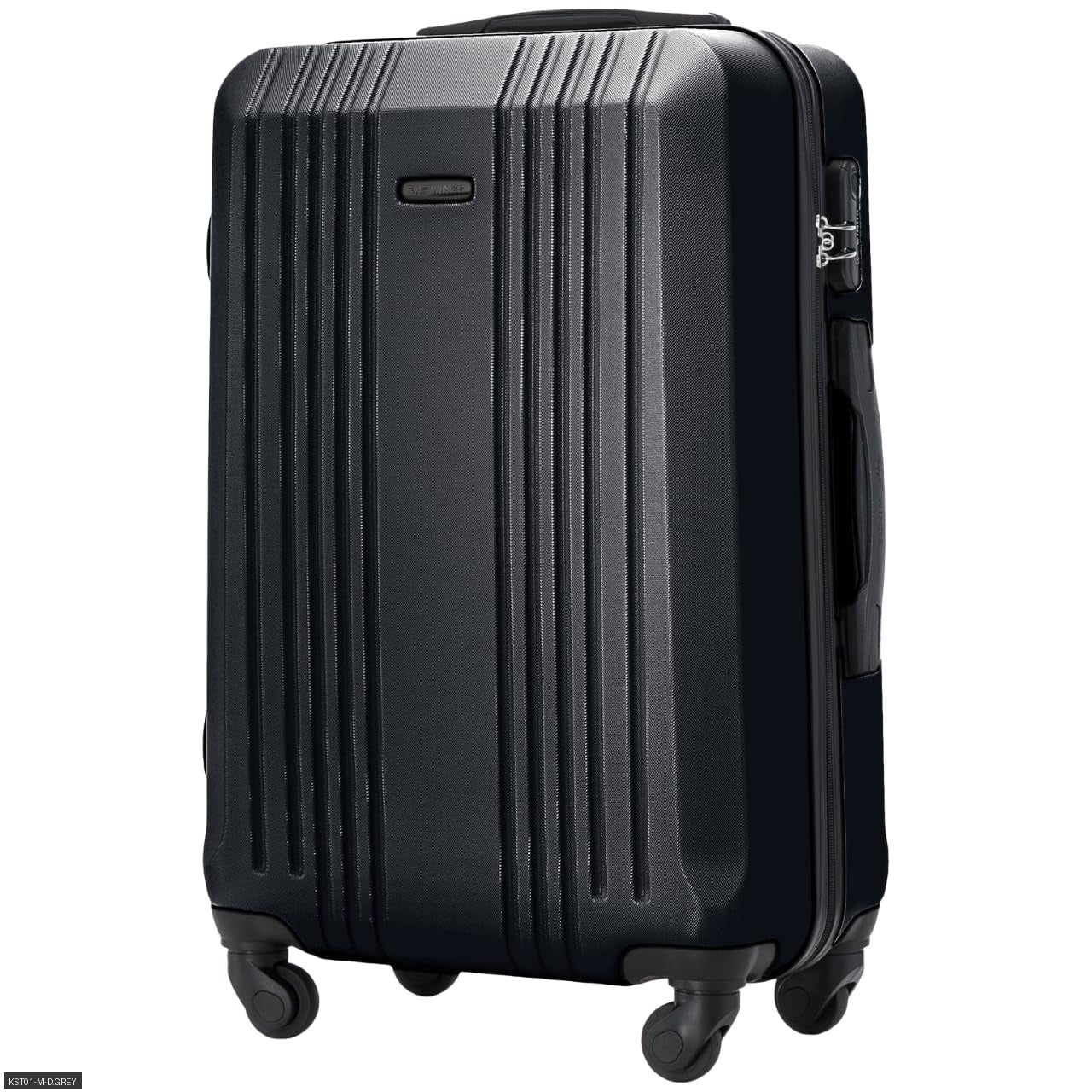 Valise, Or rose avec des détails noirs élégants pour quotidien – vue détaillée 26