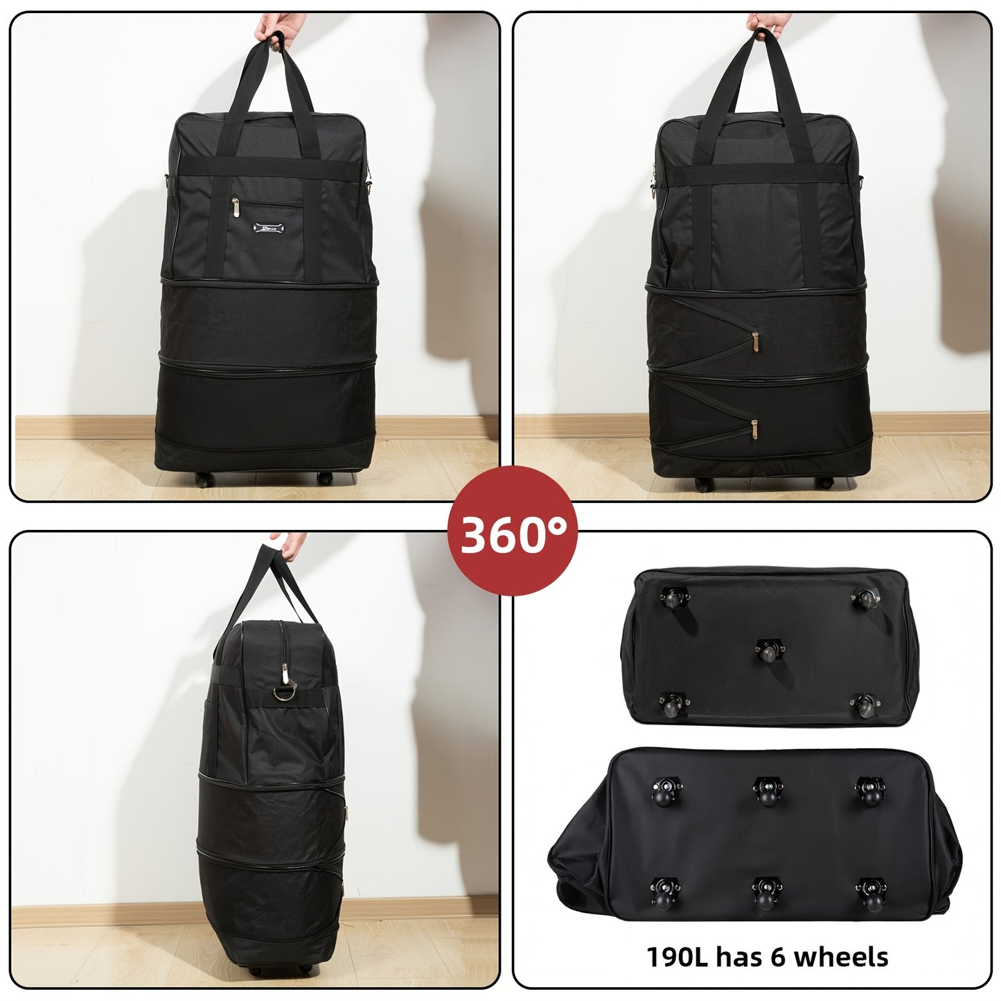 Valise, pliable pour camping et voyage – vue détaillée 3