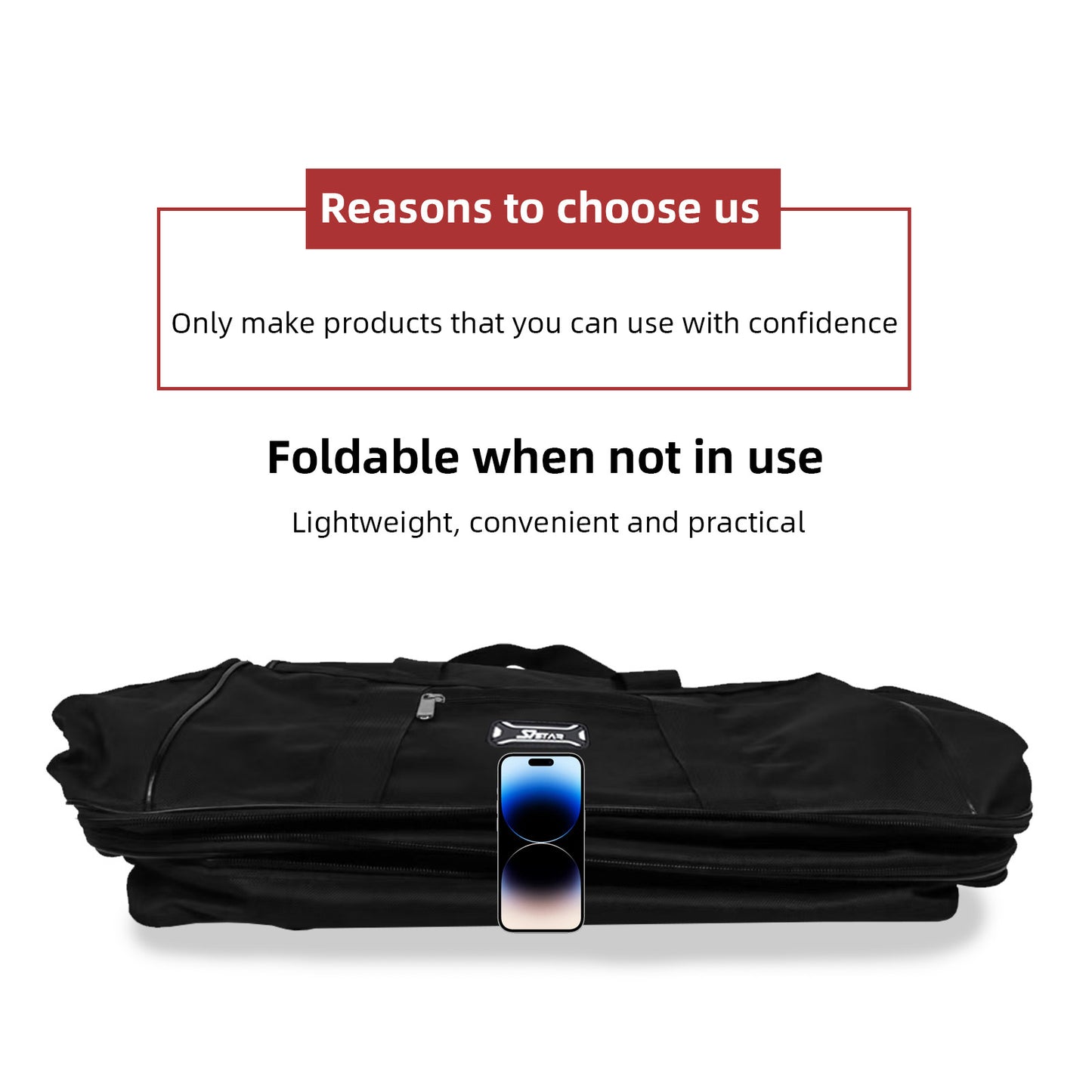 Valise, pliable pour camping et voyage – vue détaillée 5