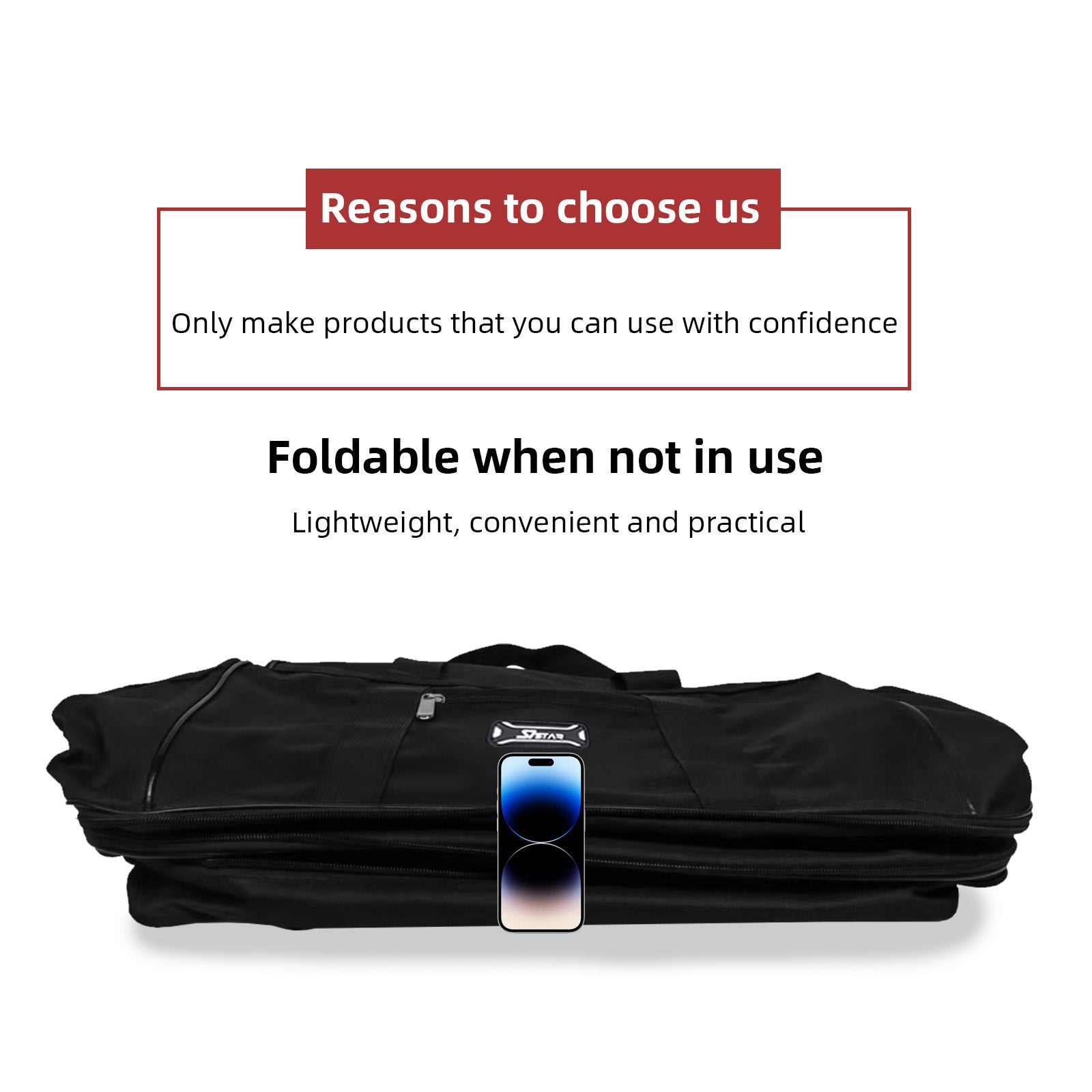 Valise, pliable pour camping et voyage – vue détaillée 5