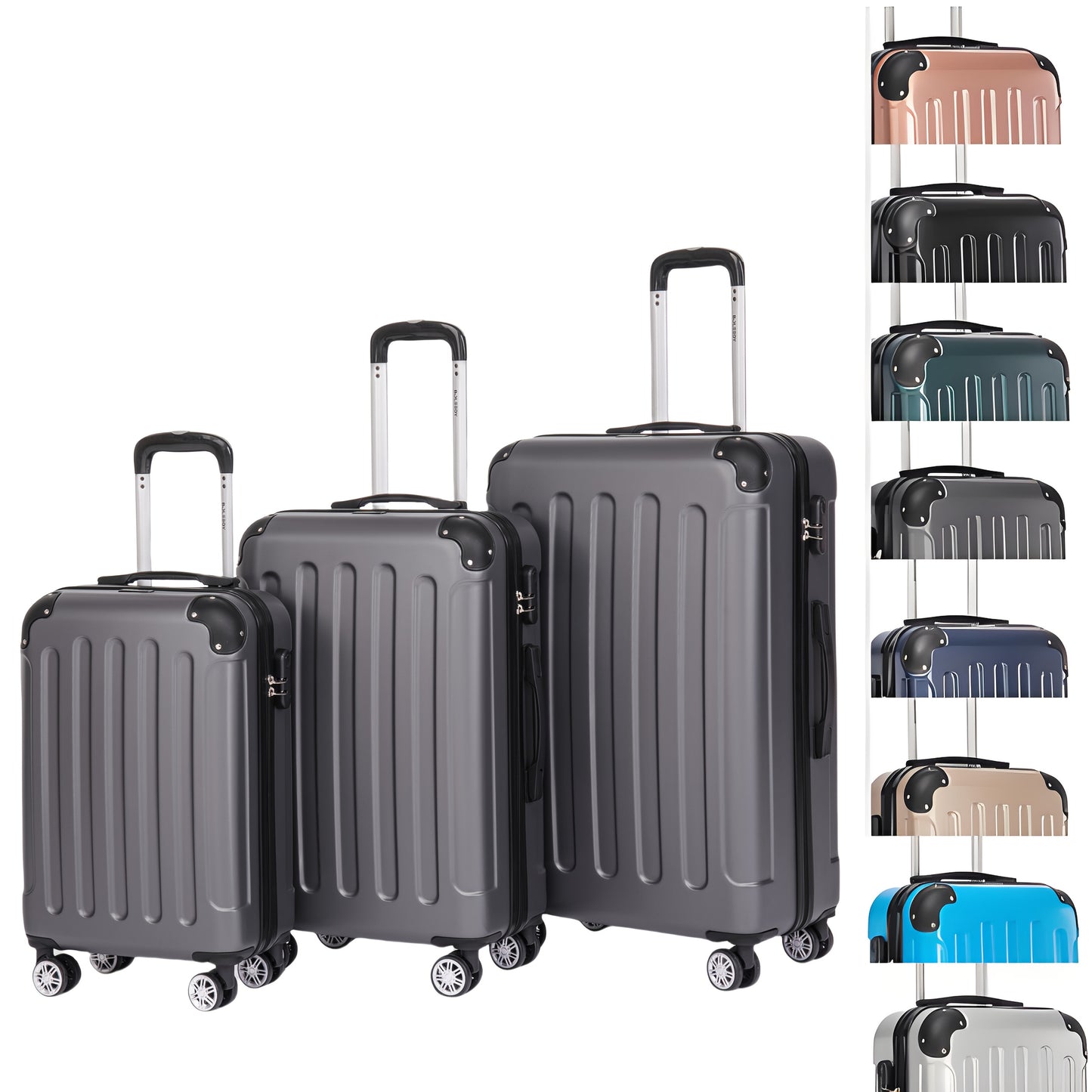 Valise, Rose doré pour camping et voyage – vue détaillée 4