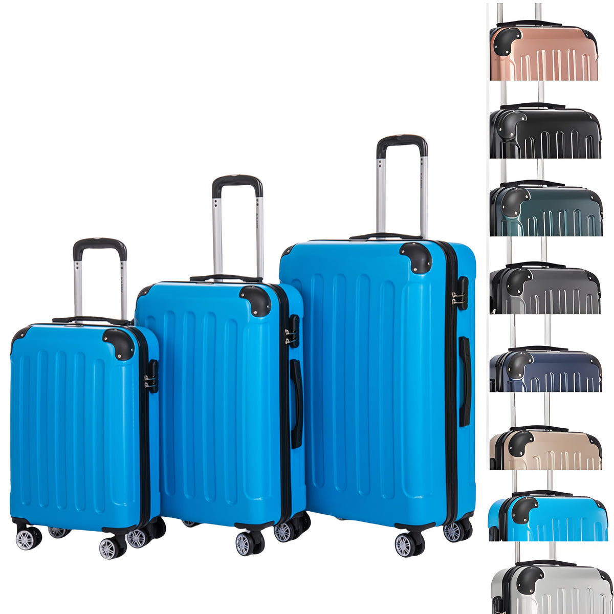 Valise, Rose doré pour camping et voyage – vue détaillée 10
