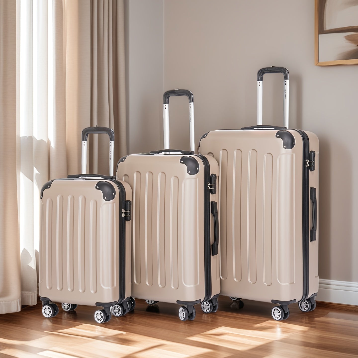 Valise, Rose doré pour camping et voyage – vue détaillée 12
