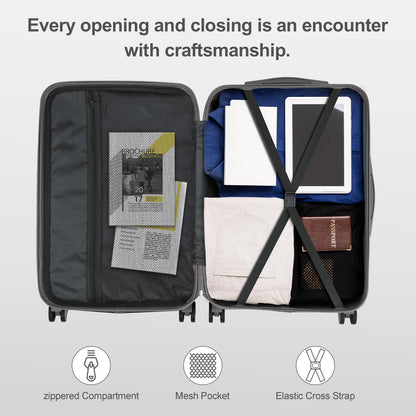 Valise, rotation 360° pour camping et voyage – vue détaillée 4