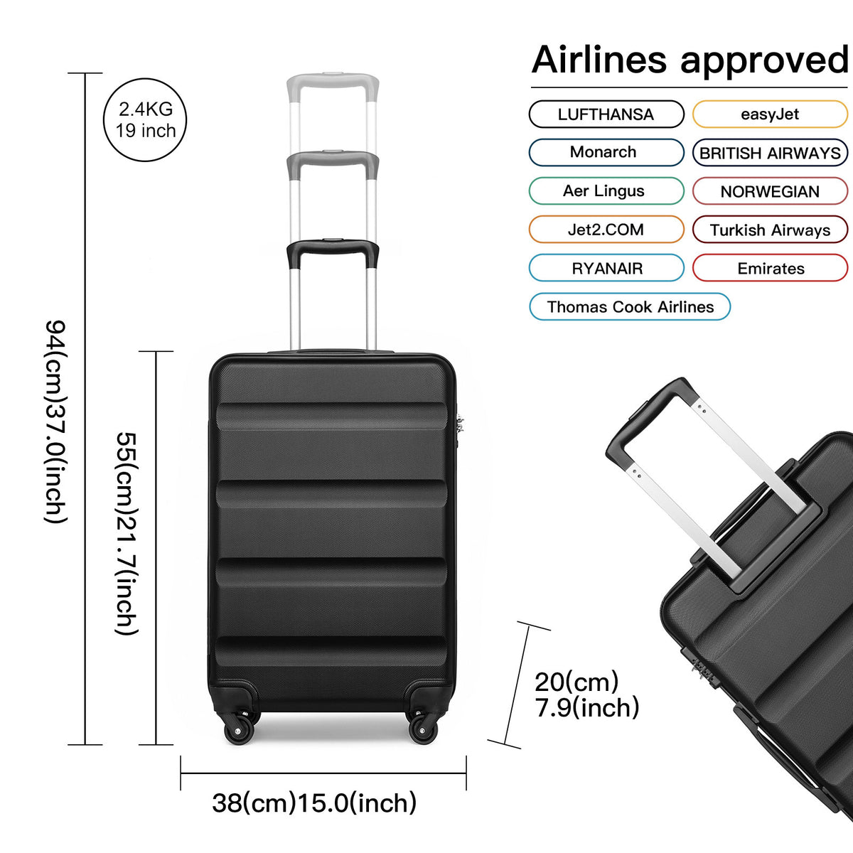 Valise, S (55 cm-33 L) pour quotidien – vue détaillée 4