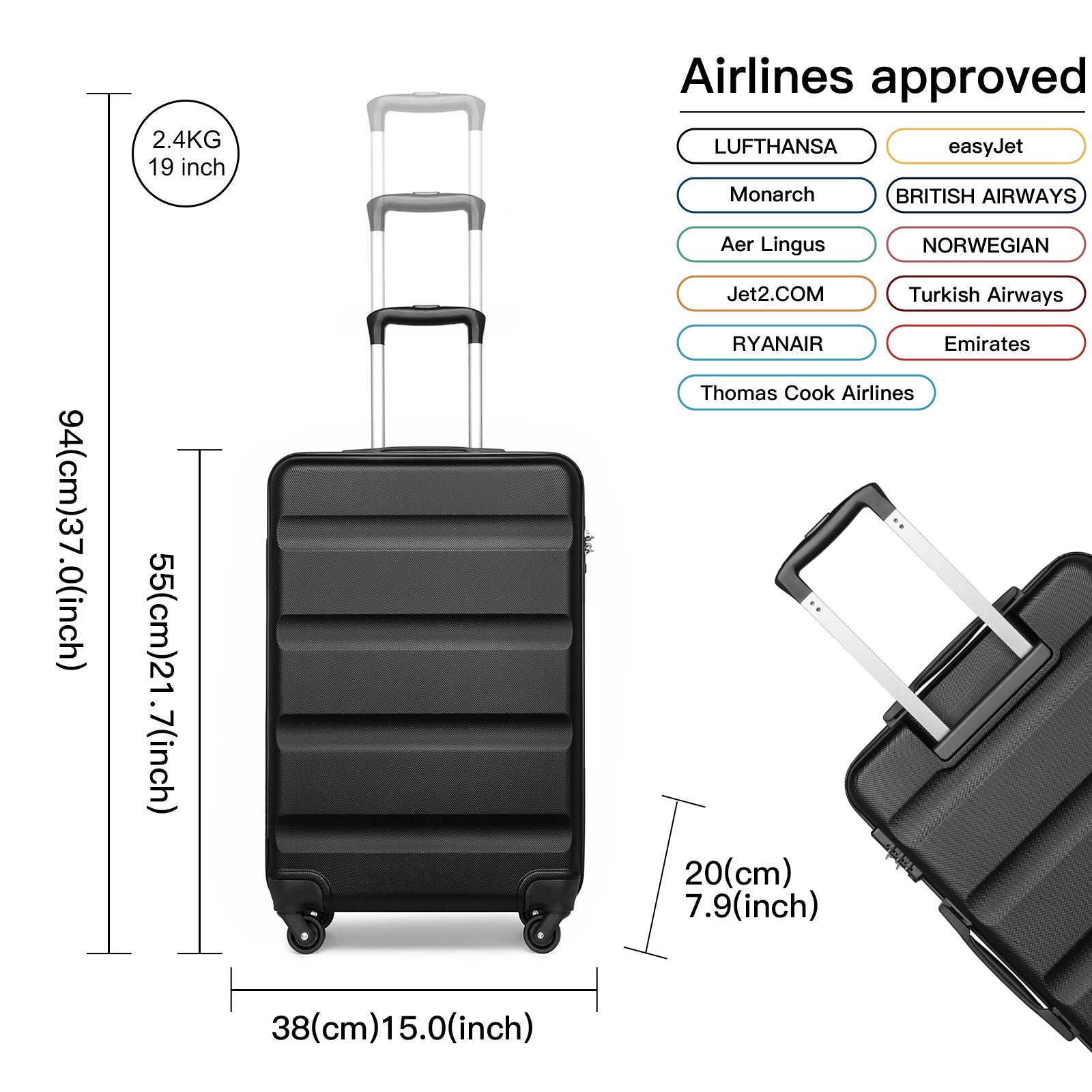 Valise, S (55 cm-33 L) pour quotidien – vue détaillée 18