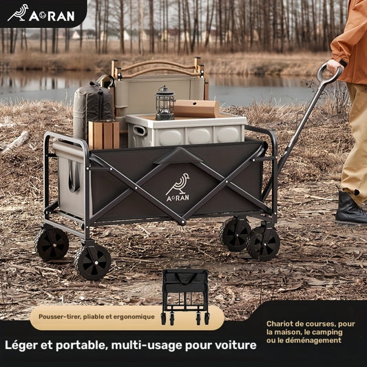 Véhicule de transport pliable, acier inoxydable pour camping et voyage – vue principale