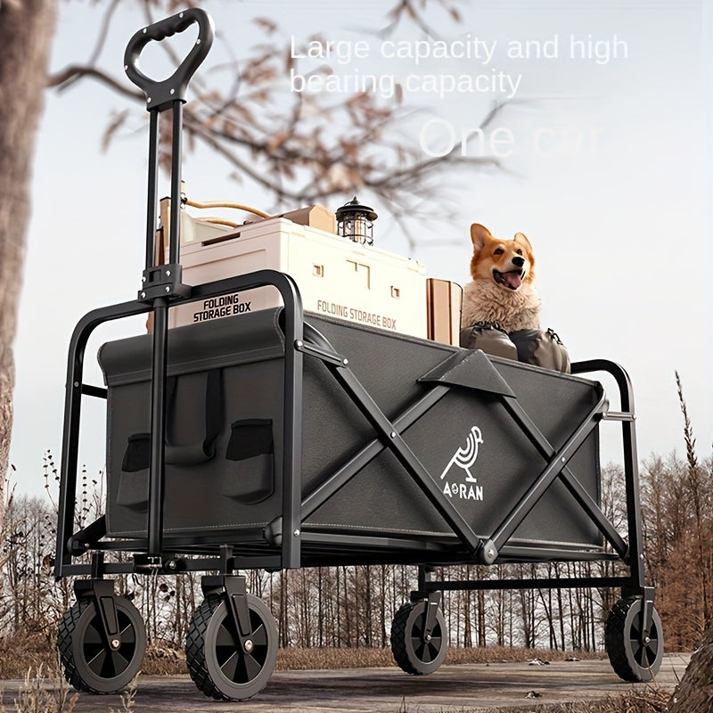 Véhicule de transport pliable, acier inoxydable pour camping et voyage – vue détaillée 2