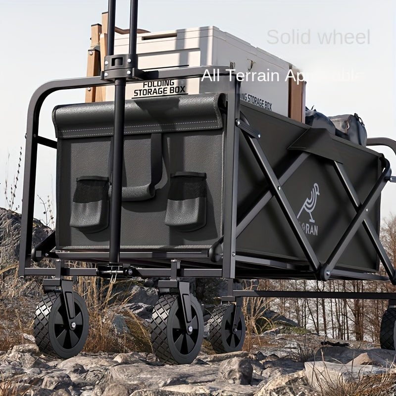 Véhicule de transport pliable, acier inoxydable pour camping et voyage – vue détaillée 8