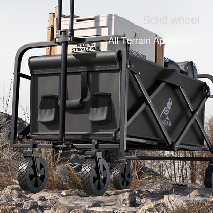 Véhicule de transport pliable, acier inoxydable pour camping et voyage – vue détaillée 8