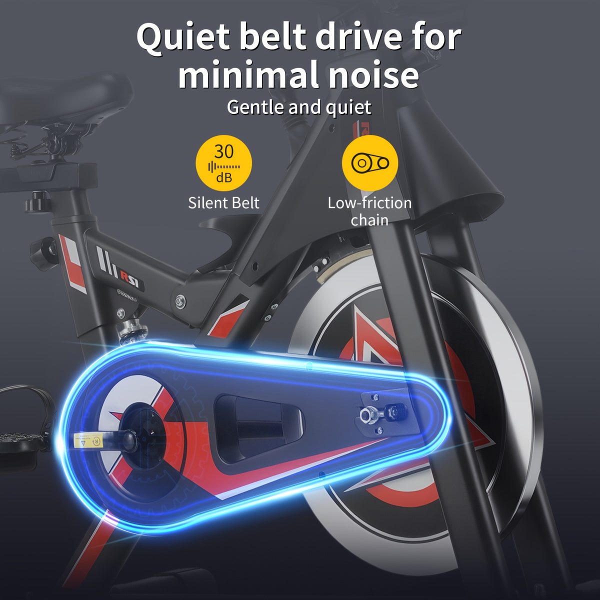 Vélo d'appartement Kehot, réglable pour véhicule et déplacements – vue détaillée 5