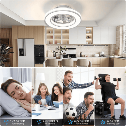 Ventilateur de plafond, 41,5 cm pour quotidien et maison – vue détaillée 10
