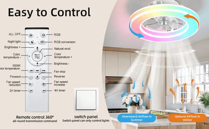 Ventilateur de plafond, 41,5 cm pour quotidien et maison – vue détaillée 14