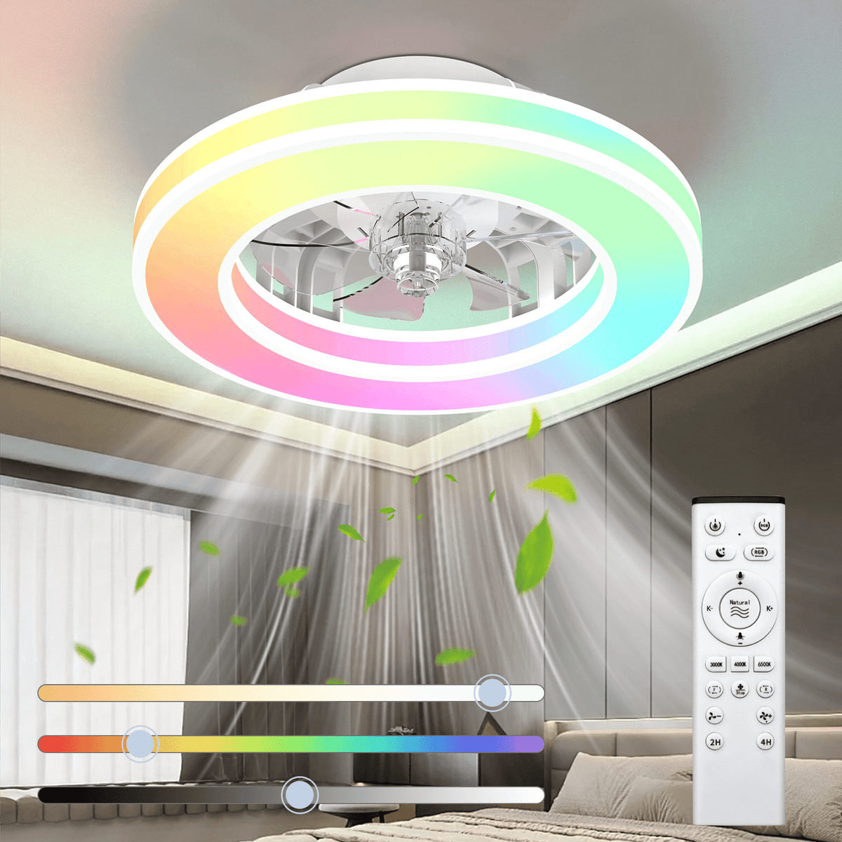 Ventilateur de plafond, 41,5 cm pour quotidien et maison – vue détaillée 19