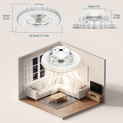 Ventilateur de Plafond ATEROLL, réglable pour cuisine et coin repas – vue détaillée 3