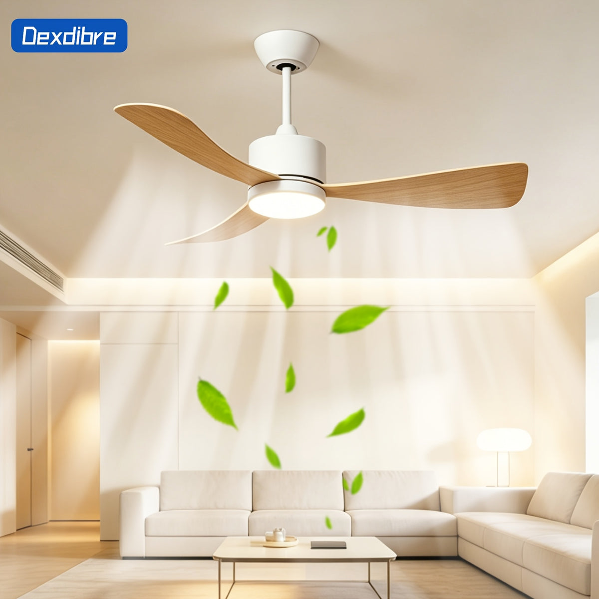 Ventilateur de plafond, coque rigide ABS pour quotidien et maison – vue détaillée 12