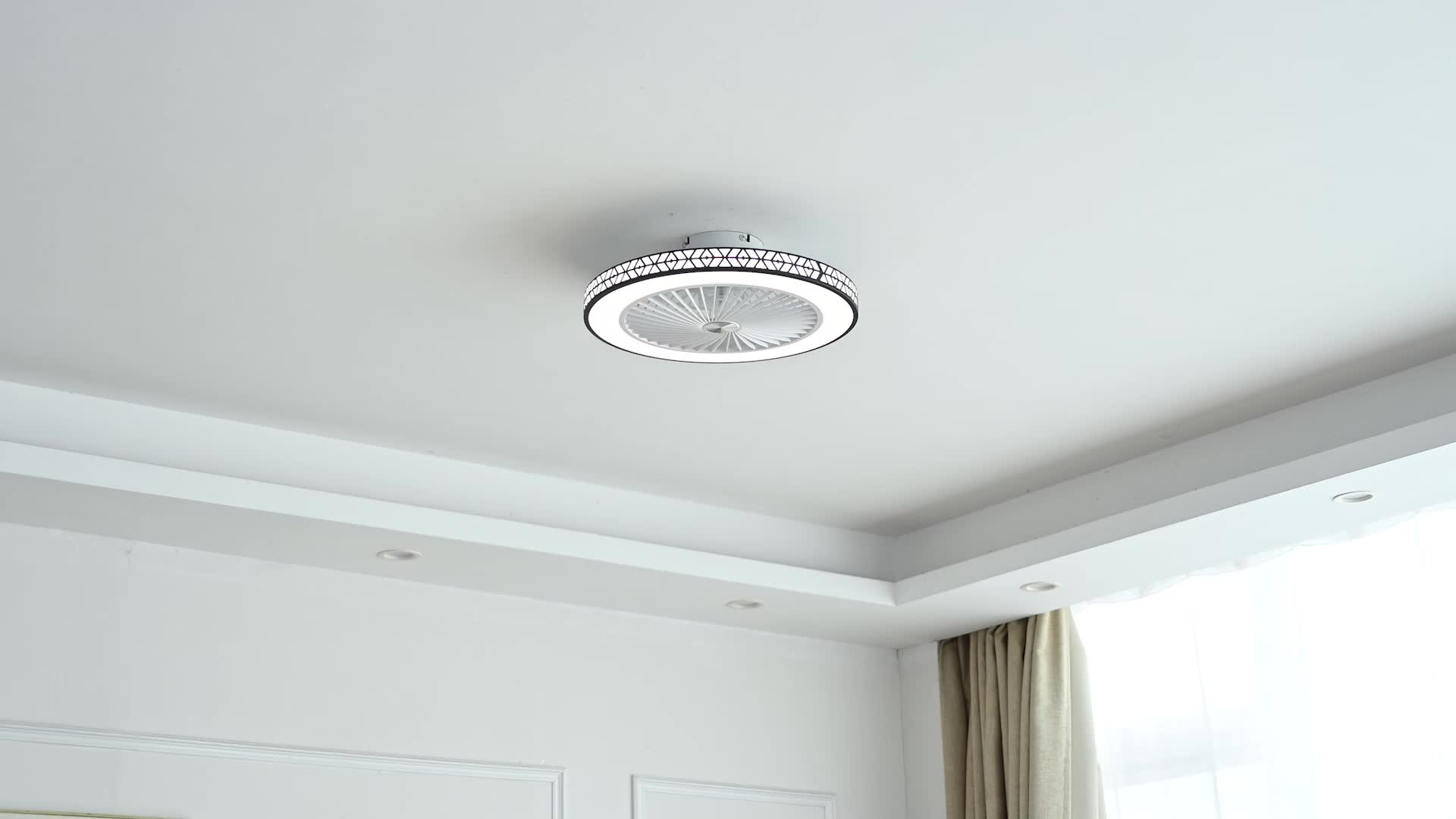 Ventilateur de Plafond, éclairage LED pour quotidien et maison – vue détaillée 8